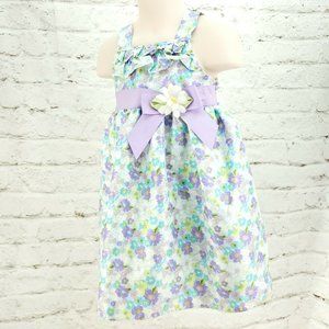 Sophie Rose Girls Multicolor Floral Fully Lined Sleeveless Sundress Size 3T